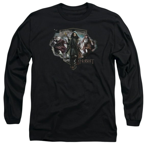 The Hobbit - Three Dwarves - Long Sleeve Shirt - Medium