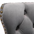 thumbnail image 3 of Foam Filled / Adjustable Height Velvet Barstools in American Style for Dining, 3 of 6