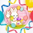 thumbnail image 4 of Assiettes Jetables de Pâques, 16 Pcs 9 Po Grandes Assiettes en Papier en Forme de Lapin avec Pâte Épaissie de Qualité Alimentaire et Motif Festif de Pâques pour Fêtes et Rassemblements, 4 of 7