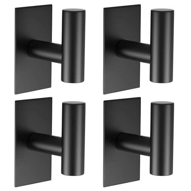 Ganchos para toallas de pared VAEHOLD, resistentes al agua (paquete de 4)