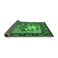 thumbnail image 2 of Ahgly Company Indoor Rectangle Medallion Emerald Green French Area Rugs, 2' x 5', 2 of 4