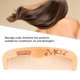 thumbnail image 4 of Peine de Madera de Durazno Tallado, 4 piezas cómodas empuñadura de Durazno Peine Peine para el Pelo Largo Para El Pelo Corto, 4 of 7