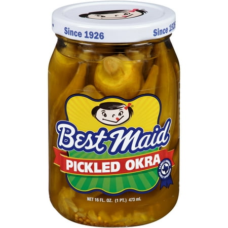 (2 Pack) Best Maid? Pickled Okra 16 fl. oz. Jar (The Best Pickled Onions)