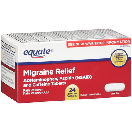 Equate Migraine Pain Reliever Aid, 24ct