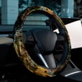 thumbnail image 6 of Map section 14.5 Inch Printing PVC Leather Auto Accessories Steering Wheel Cover Car Wheel Covers Car Wheel Cover, 6 of 6