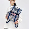 thumbnail image 4 of YAOMOBB School Bag Large Capacity Transparent School Backpack Adjustable Shoulder Strap Book Travel Backpack, 4 of 7
