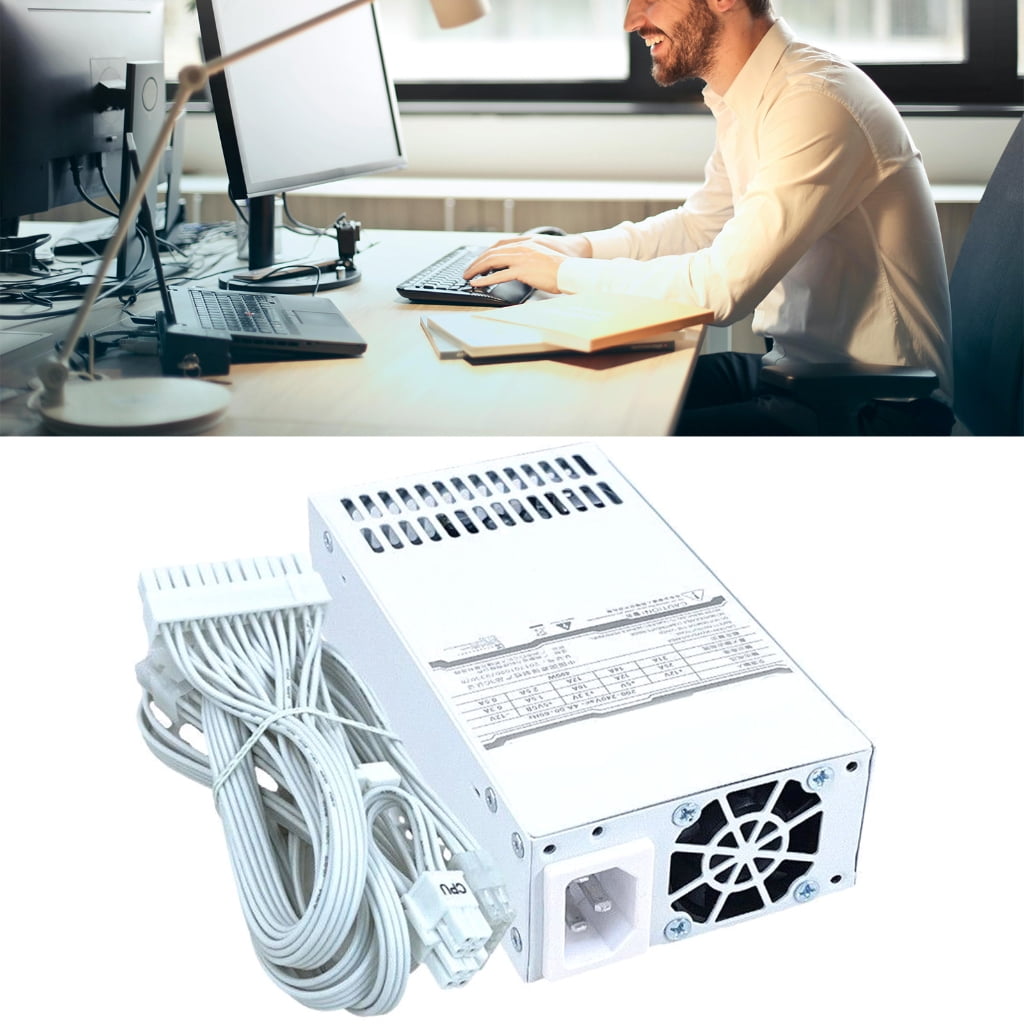 POPLIS Modular Interfaces 400W White Full Module Small 1U Computer Power Supply