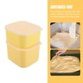 thumbnail image 4 of 2 piezas de queso rodajas cajas cubiertas de queso cubiertas frutas de cocina cajas para mantener cajas de queso, 4 of 5