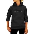 thumbnail image 1 of UKAP Sudadera con Capucha y cordón para Mujer, Jersey de Manga Larga para otoño, Tops Sueltos Informales de Color sólido Liso, 1 of 2