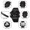 thumbnail image 3 of Aooww Water-Resistant Luminous Multifunction Digital Watch with Pedometer, Sleep Monitor & Call Alert, Smart Fitness Tracker,D, 3 of 8