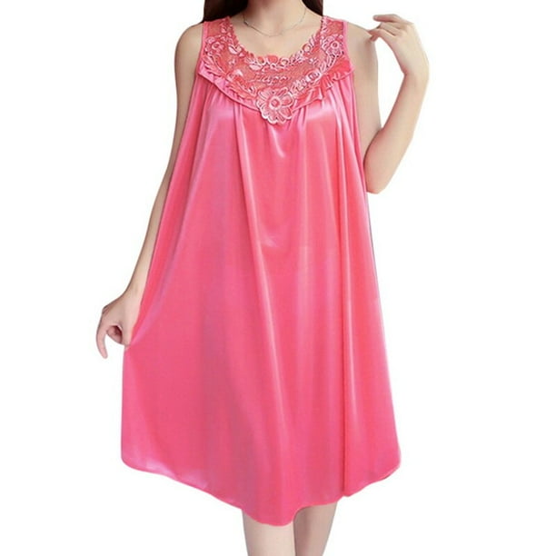 Camisones de encaje de satén para mujer, ropa de dormir Sexy para el hogar, lencería de talla libre, Bata qym unisex