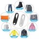 thumbnail image 4 of Tiradores de cremallera de fácil uso de 6 uds, piezas de reparación de mango de metal universal, tiradores de repuesto, extensores de cremallera, fijador de pestañas para chaqueta, abrigo, equipa, 4 of 5