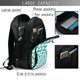 thumbnail image 4 of Balery Green Baseball Mochila con carga USB para hombre y mujer - Mochila impermeable y antirrobo para laptop con puerto USB para viajes, trabajo, 4 of 7