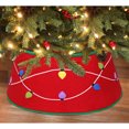 Holiday Time Christmas Decor 22" Velvet Stand Band Tree Stand Cover