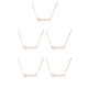 thumbnail image 1 of Collar Qarigey con encanto de constelaciones oro rosa Capricornio 5 piezas, 1 of 4