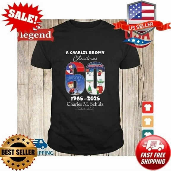 A Charlie Brown Christmas 60 Years 1965 2025 T-shirt