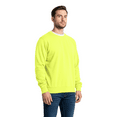 thumbnail image 5 of Gildan Adult’s Heavy Blend Crewneck Sweatshirt, High Visibility Workwear Safety Shirt, Safety Green Tee, S, 5 of 5