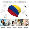 thumbnail image 7 of Multifunction Beanie Hat Colombia Flag Beanie Hat Scarf Stretch Skull Cap For Women Men, 7 of 7