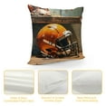thumbnail image 4 of BCIIG Football Helmet Grungy Background Graphic Decorative Men Women Boy Girl Room Cushion Throw Pillow Cover for Home Couch Living Room Bed Sofa Pillow Covers for Car Couch Bedroom 1PC 12x12in, 4 of 5