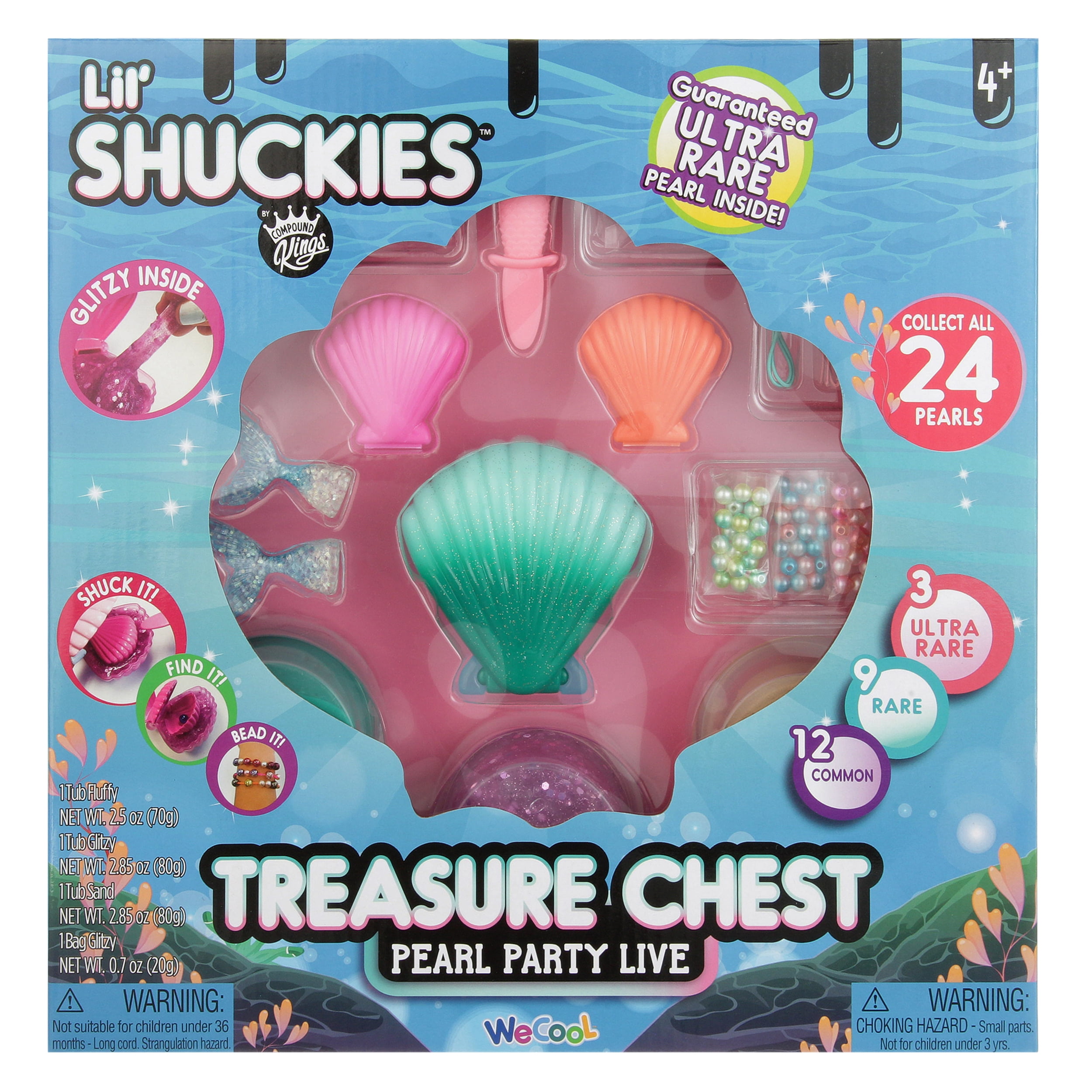 Mega Lot of 12 Lil/' Shuckies Pearl Party Compound Kings Series 1 All New!