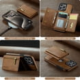 thumbnail image 6 of Detachable Back Cover For iPhone 15 Pro Max 15Pro 15Plus 14 ProMax 14Pro 14 Plus 13 Pro Max 13Pro 12 Pro Max 12Pro 11 Pro Max Wallet Case with Card Holder Magnetic For iPhone 15 Leather Phone Cases, 6 of 13