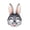 Gray #1, variant on StlyGar Easter Bunny Party - Rabbit Face for Kids