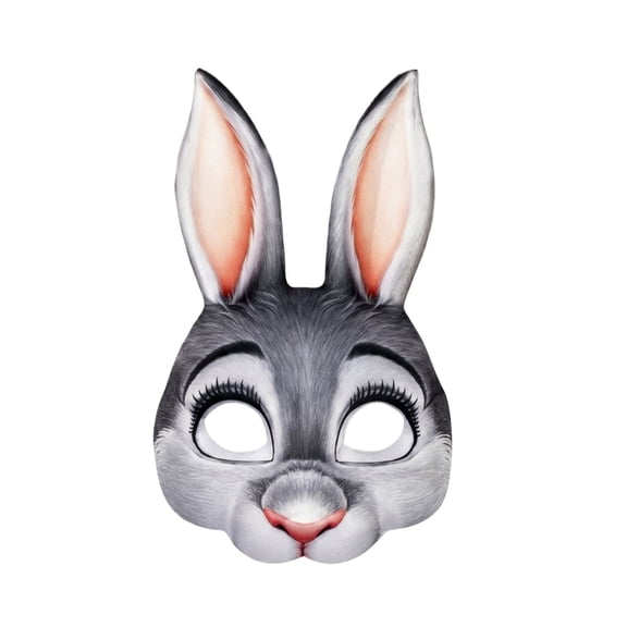 Cute Plush Cartoon Easter Bunny Masks, Soft Comfortable Material For All-Day Wear, Perfect For Easter Parties Dress Up Events Festive Decorations Ideal For Kids S