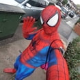 thumbnail image 2 of Disfraz clásico de Spiderman de Peter Parker, disfraz de Cosplay BigLens con estampado 3D de Spandex Zenzai, disfraz de Halloween para adultos y niños, 2 of 5