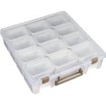 thumbnail image 1 of Artbin Super Sacoche W/12 Bacs de Rangement-Blanc/aqua, 1 of 1