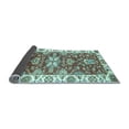 thumbnail image 2 of Ahgly Company Indoor Round Abstract Light Blue Modern Area Rugs, 6' Round, 2 of 4
