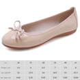 thumbnail image 2 of Zapatos planos de ballet con lazo para mujer zapatos para caminar cómodos para fiestas y vacaciones, 2 of 9