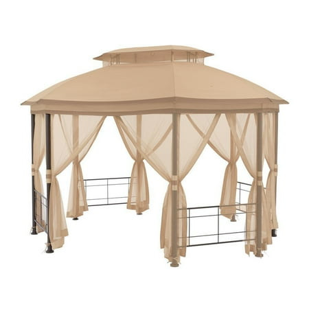 Garden Winds Replacement Canopy Top Cover Compatible with The Seagrove Gazebo - Riplock 350