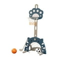 thumbnail image 4 of koolsoo 3 in 1 Basketball Hoop Set Portable Basketball Stand for Party Yard Carnival Blue, 4 of 9