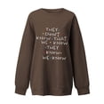 thumbnail image 3 of Womens Spring Sweatshirts 2026 Long Sleeve Casual Tunic Tops Letter Print Crewneck Fall Y2K Pullover Sweater, 3 of 3