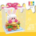 thumbnail image 1 of Sanrio Melody Hello Kitty, bloques de construcción pequeños, juguete Kuromi de partículas ensambladas, rompecabezas de Anime, 1 of 4