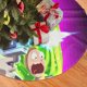 thumbnail image 2 of Falda para árbol de Navidad de Rick y Morty, suave y divertida, decoración navideña de granja con cuello para árbol de Navidad de 36", 2 of 4