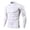 White, variant on IWRICH Men's Compression Shirts Long Sleeve Cooling Athletic Workout T Shirt for Sports White XL