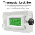 thumbnail image 3 of Thermostat Lock Box, Large Clear Acrylic Guard, Thermostat Protective Guard For Home, Office, School, 3 of 8