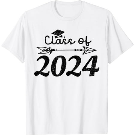 

Class of 2024 Shirt Grow With Me First Day School Graduation