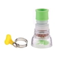 thumbnail image 2 of Guardoinrt Bathroom Adjustable Aerator Bubbler Attachment Bendable Proof Diffuser Nozzle Accessory 1-layer Stone Green 1Set, 2 of 6