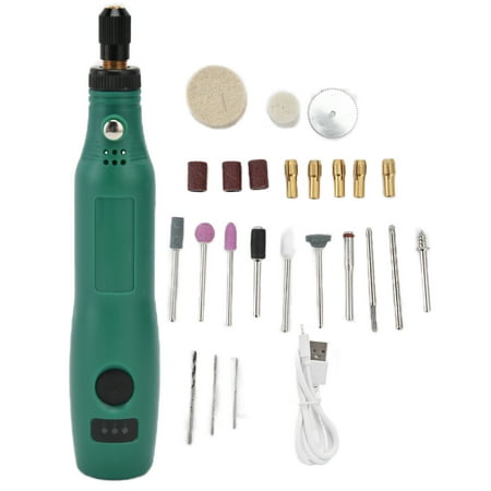 

2024 Mini Electric Drill DC5V 3Speed Adjustable Mini Electric Grinder Tool Kit for Punching Engraving Trimming Polishing
