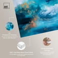 thumbnail image 4 of Aqua Tranquility Canvas Geode Wall Art by Art Remedy, Gallery Wrapped, 20" x 30", 4 of 7