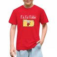 thumbnail image 6 of Juslio Boys Letter Pattern Shirts Comfortable Breathable Crew Neck, Casual Short Sleeved Tops T Shirts Sizes 2-18, 6 of 9