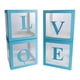 thumbnail image 1 of Caja de globos de 4 piezas para decoración de baby shower para niño o niña. Revelación de género. Azul, 1 of 8