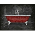 thumbnail image 2 of Grey, Jace 32x25 Black Ornate Wood Framed with Double Matting Museum Art Print Titled - Red Bath 2, 2 of 4