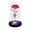 Pink, variant on Homenest Gold Foil Rose Glass Dome with LED Lights Eternal Flower Ornament Romantic Gift for Women Valentine's Day Birthday Blue