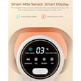 thumbnail image 2 of JIGOO Aspiradora de cama con sensor de polvo, aspiradora para colchones con tecnología UV y ultrasónica, alta potencia de calentamiento, succión de 13 kPa, 500 W, potente aspiradora de mano de doble, 2 of 5