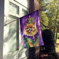 thumbnail image 2 of Pomeranian King of Mardi Gras House Flag, 2 of 7