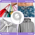 thumbnail image 6 of 2PCS Glitter Rhinestone Shoe Laces, Silvery Sparkly Drawstring Cords for Sneakers, Hoodies, Sweatpants & Bags, Round Bling Shoe Laces Replacement, 6 of 8