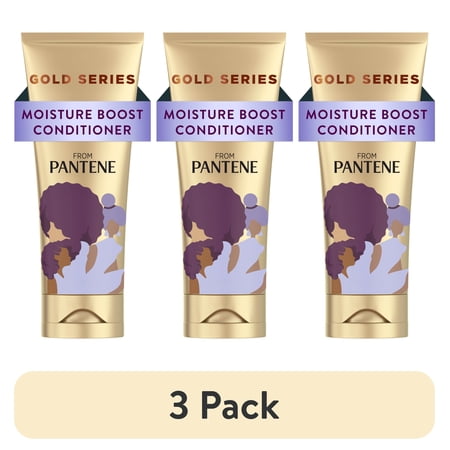 (3 pack) Pantene Pro-V Conditioner Moisture Boost, Gold Series, 11.1 fl oz